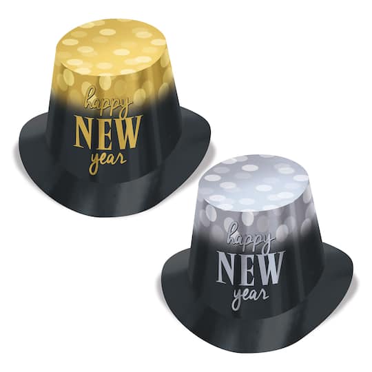 Beistle New Year Lights Hi-Hats, 25ct.